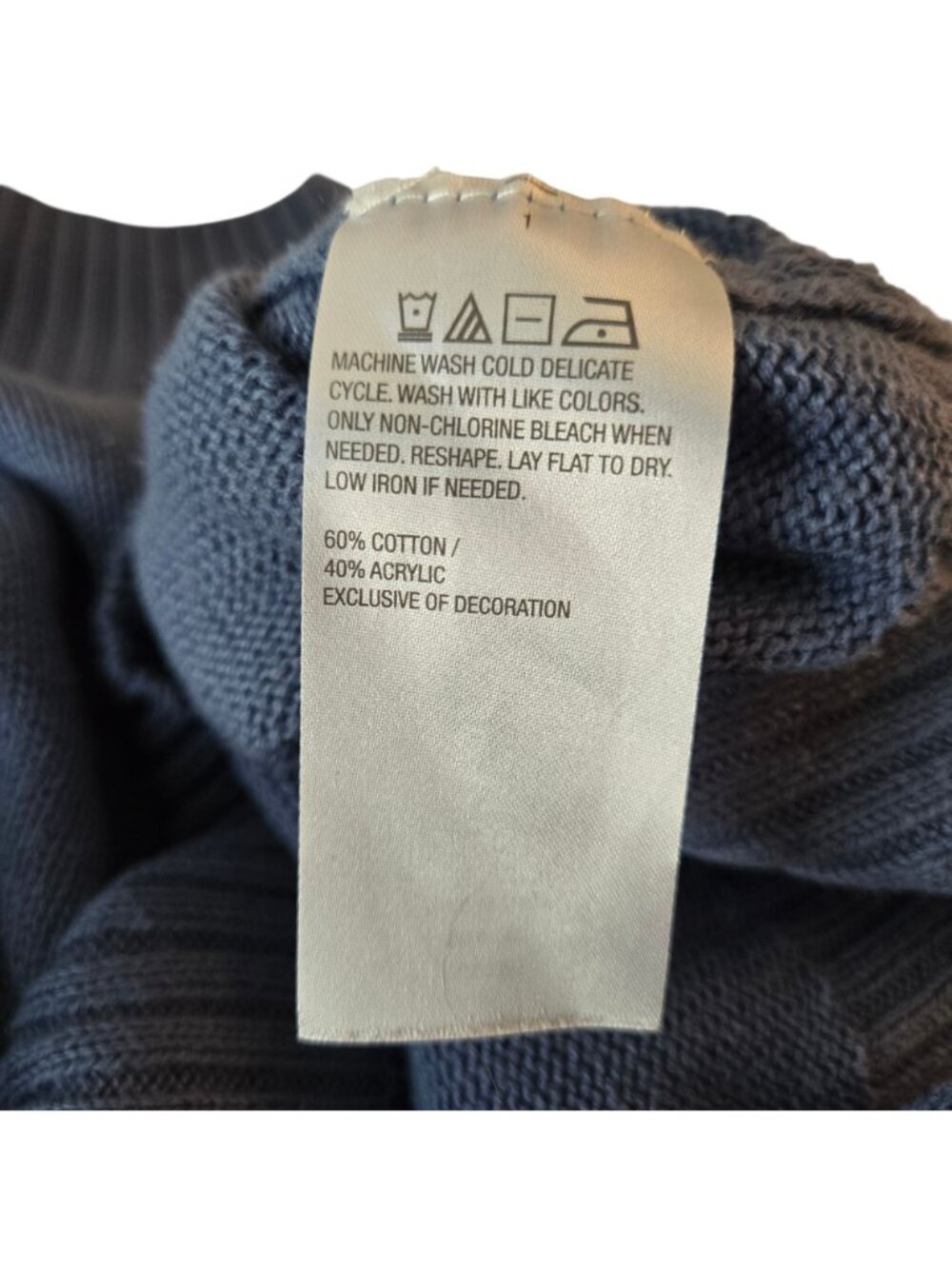 Peace Love World Cotton Blend Turtleneck One Pocket Sweater Size 1X - Picture 7 of 7